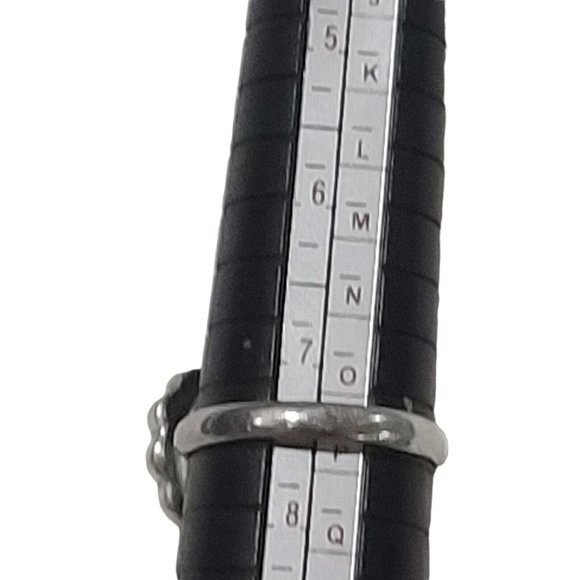 Judith Jack Sterling Silver Marcasite Heart Ring Size 7.5 - Picture 11 of 12